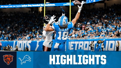Jared Goff throws FIVE touchdowns in home opener win | Lions vs. Bears: 2025 NFL Season Highlights