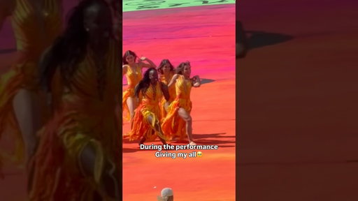 Before VS During VS After performing with @S@Shakirat the Fifa World Cup Halftime show 🥹❤️🫶🏻