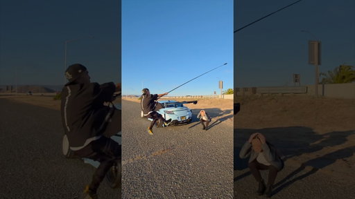 Epic 360 drone drive Off 1 Shot💥 see Results ‼️ #insta360 #automobile #drexlee