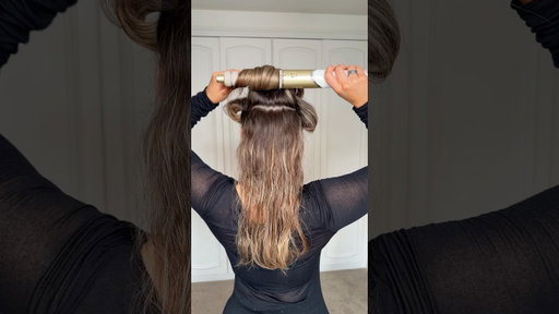 Trying the new shark glam styler #sharkglam #hairtutorial