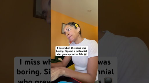 Just a millennial mom who misses my 90s childhood when news was boring.