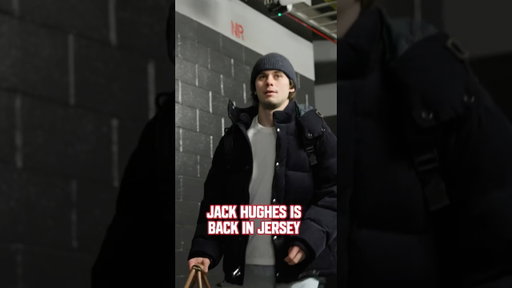 Left home chasing gold. Came back with it. #shorts #njdevils #jackhughes #madeinjersey #usahockey