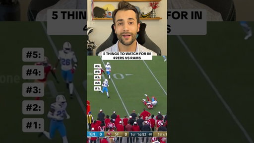 5 things to watch for in Rams vs 49ers down under in Australia 🇦🇺