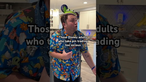 Disney adults take pin trading too serious! #shorts