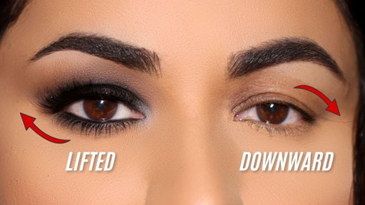 EASY Black smokey eye for HOODED eyes!