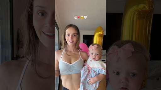 Lottie’s first birthday 🥹😭🎈 #shorts #mom