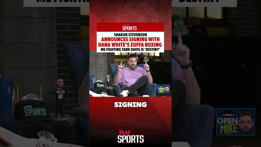 Shakur Stevenson has just announced his signing with Dana White's Zuffa Boxing