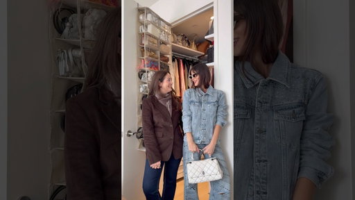 My mom who worked in fashion for 25 years styling me | #motherdaughter #getdressedwithme