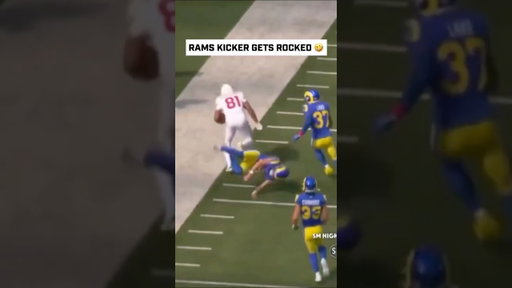 Rams Kicker Gets ROCKED On Arizona Cardinals Kick Return