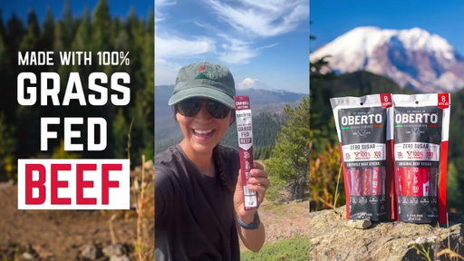 Scenic Views Made Better with Oberto Grass-Fred Beef Sticks