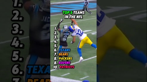 TOP 5 Teams in the NFL 🚀