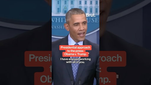 Presidential approach to press: Obama v. Trump