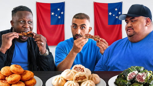 British Try Samoan Food for the First Time!