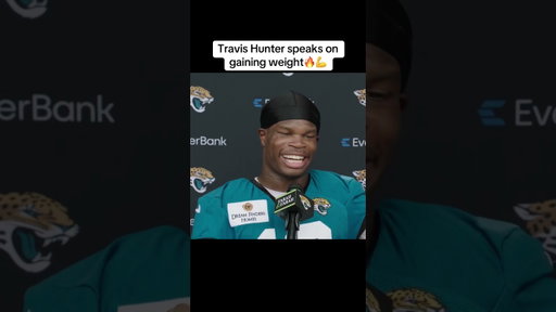 Travis Hunter speaks on gaining weight🔥💪