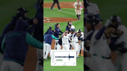 The Pacific Northwest Seismic Network recorded the ground shaking at T-Mobile Park last night 🤯