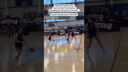 She Was Cooking This Team So Bad They Started Guarding Her During Free Throws!!
