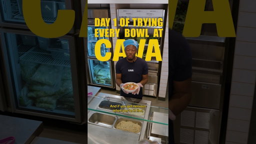 Day 1 Of Trying Every Bowl At CAVA