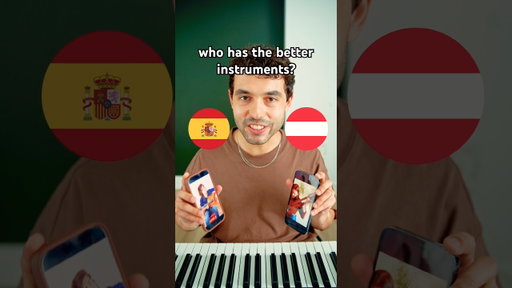 spain vs austria musical instruments ⚽️#fifa #music