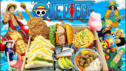 Las COMIDAS de LOS MUGIWARAS de ONE PIECE | El Bento de SANJI