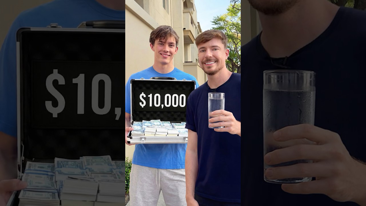 Bring Me A Glass Of Water = Win $10,000
