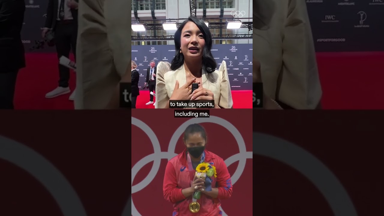 Hidilyn Díaz's historic gold at #Tokyo2020 inspired many people, including Alexandra Eala!