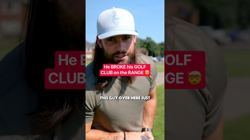 He BROKE his GOLF CLUB on the RANGE 🤯
