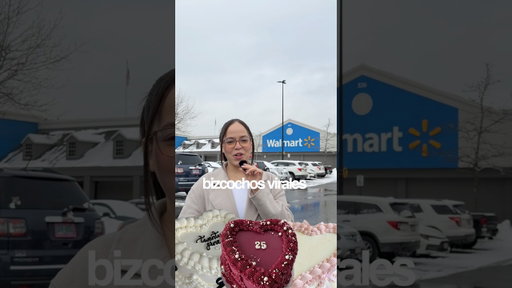 pt2 viral Walmart heart cake #walmart #heartcake #birthday