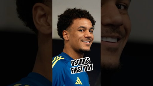 Oscar Bobb’s first day at Fulham! #BTS