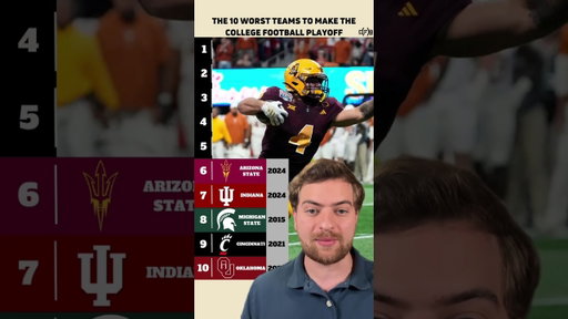 Who is the worst team to ever make the CFP?