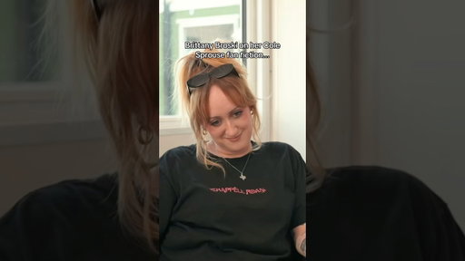 OUTRAGEOUS😭 Full video on my channel out NOW! #BrittanyBroski #interview #comedy #ColeSprouse