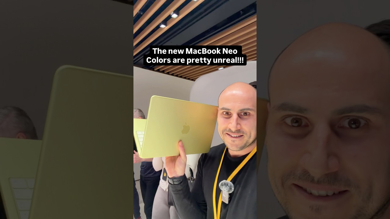 Apple just released the New MacBook Neo!