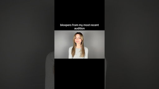 keeping it real😂 #actress #audition