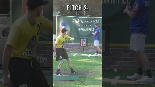 Is The Last Pitch Hittable?🤯 #dingersornothing #wiffleball #baseball #shorts