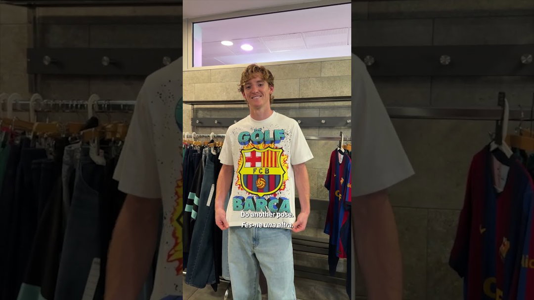 Pedri taking creative control 🪄📸  FC Barcelona x @Spotify x @TylerTheCreator x GOLF WANG  ⛳