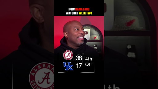 How Bama Fans Watched Week Two | FunnyMaine | 2026
