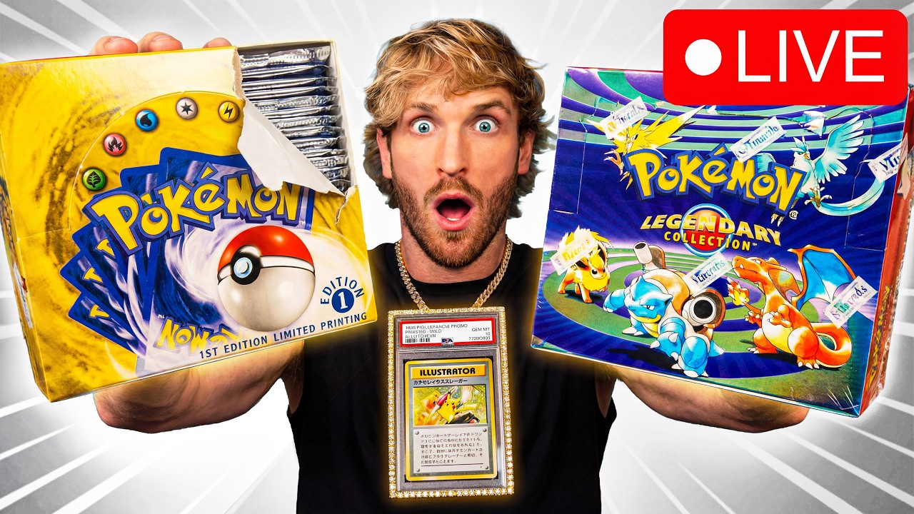 Opening $1,500,000 in Pokemon Boxes (Official Stream)