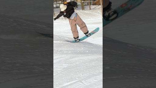 Flex testing the Blossom from @BurtonSnowboards