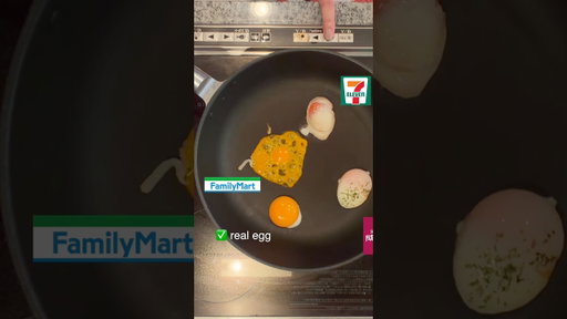 JAPAN USES FAKE EGGS!!! #japan #conveniencestore #egg #recipe #tastetest
