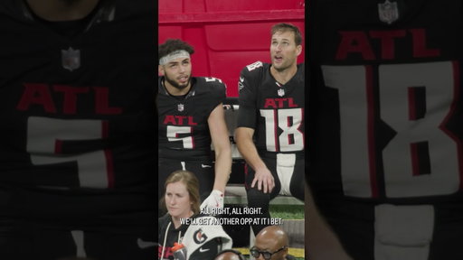 Kirk Cousins and Drake London were both on the same wavelength #nfl #atlantafalcons #football