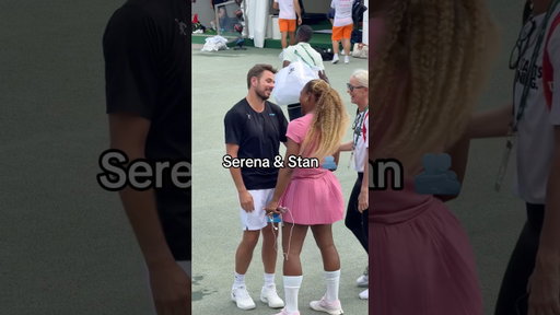 Serena and Stan reunite at Wimbledon 🤝