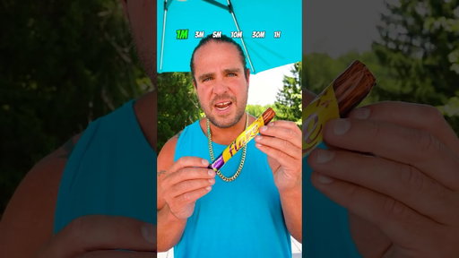 How long does it take to melt Flake Chocolate #experiment #candy #food