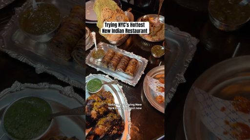 Trying NYC’s hottest new Indian restaurant #indianfood #nycfood #foodie