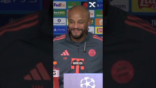 Kompany scherzt über sein Deutsch 😅🇩🇪