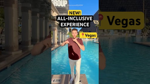 Vegas’ brand new all-inclusive package with MGM Resorts 🔥  #SponsoredByMGM