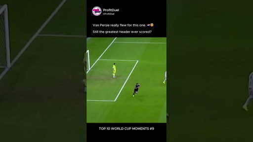 Robin van Persie's INSANE Flying Header 🤯🇳🇱