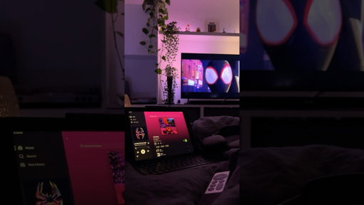 cozy spidey night #spiderman #bedroom #cozy