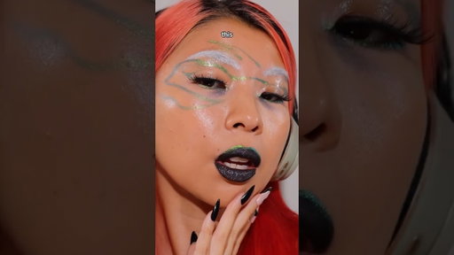 Makeup Doodle Trend…How do you think the final result? #creativemakeup