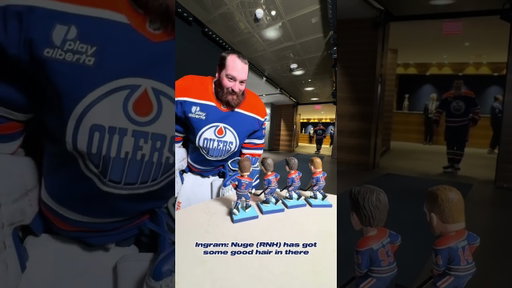Oilers Players Review Their Bobbleheads 🧐