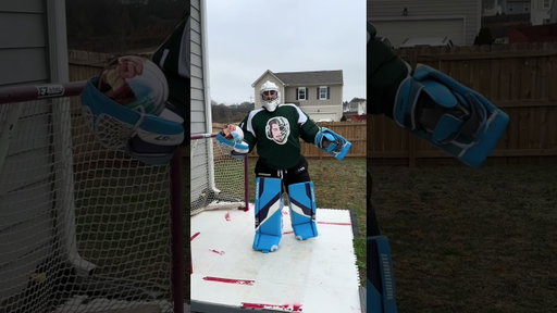 Hockey players trying to play soccer