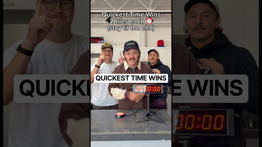 QUICKEST TIME WINS#mywifesboyfriend #mwb #pointerbrothers #pointerbros #timer